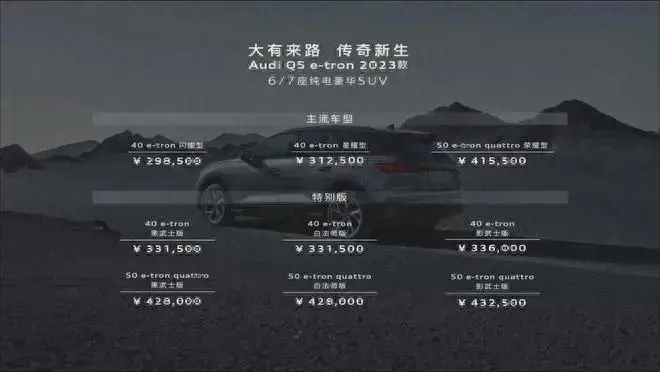 2023款奥迪Q5 e